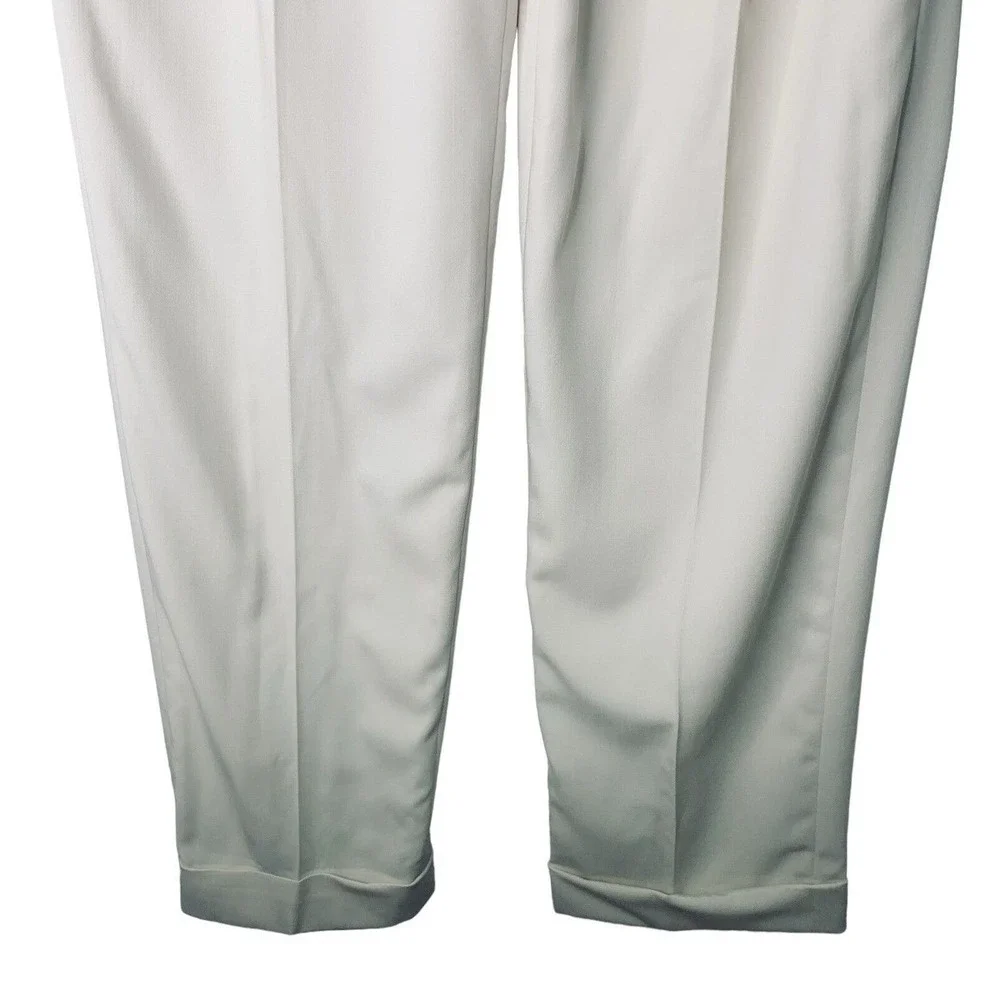 Ralph Lauren Purple Label Pleated Wool Pants Womens Size 0 NWT Defects $1390 - Picture 3 of 16